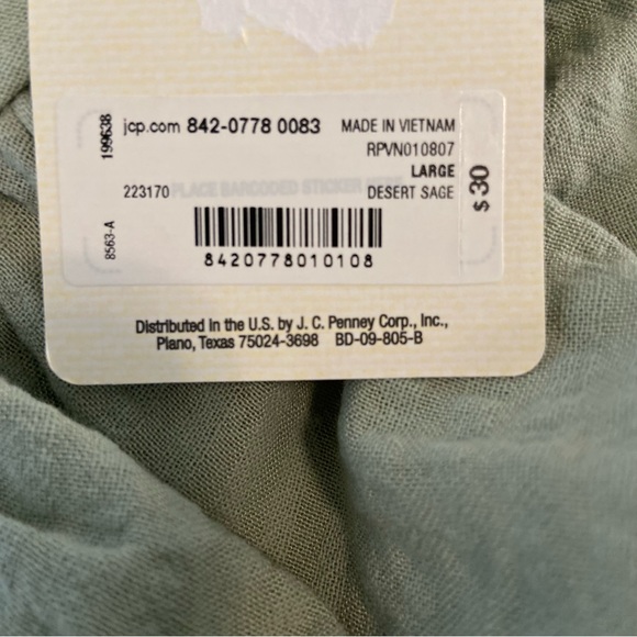 A.n.a (A New Approach) Womens Straight Neck Camisole Tank Top Tie Shoulder L - Picture 10 of 10